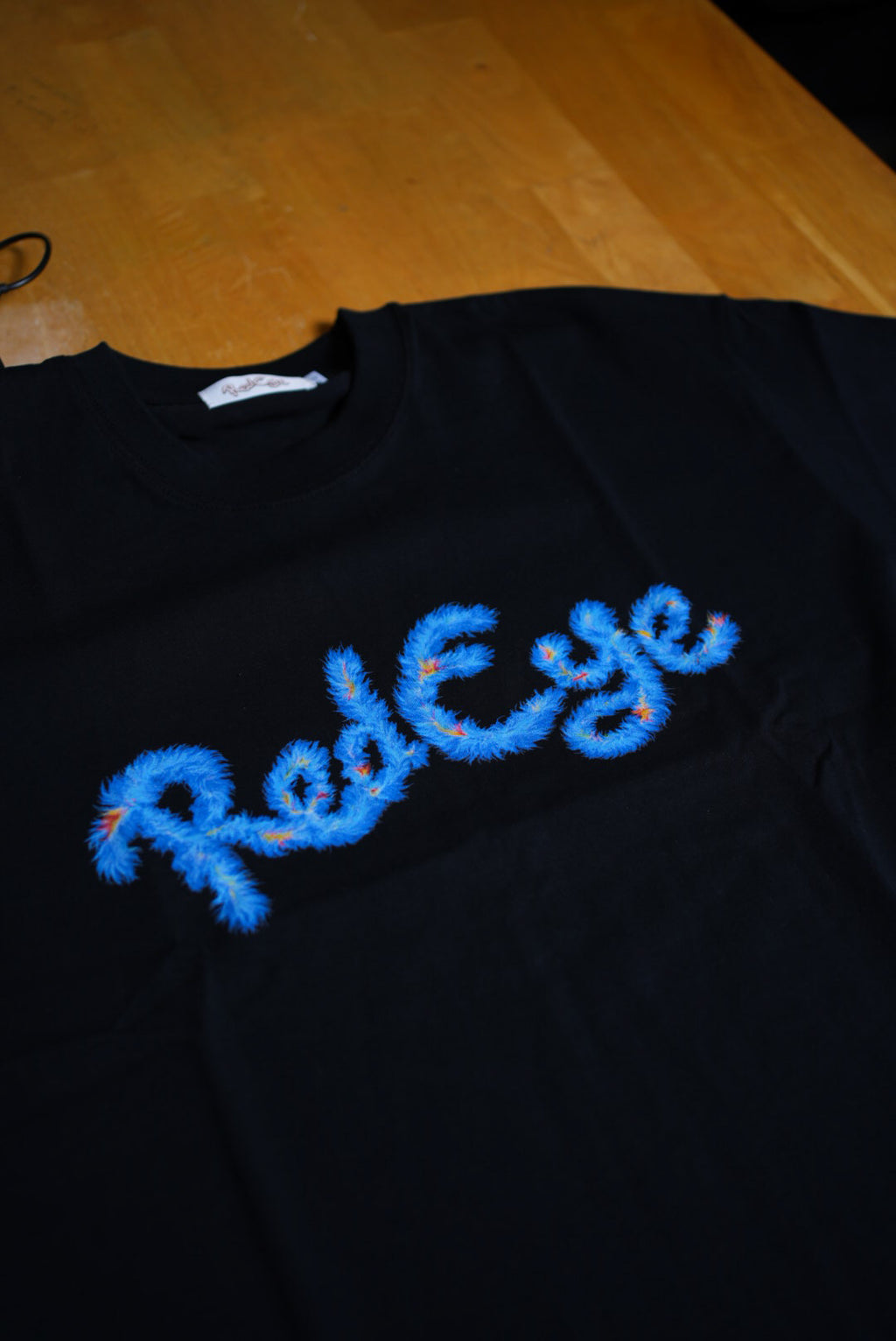 Fuzzy Glow Tee (Blue)