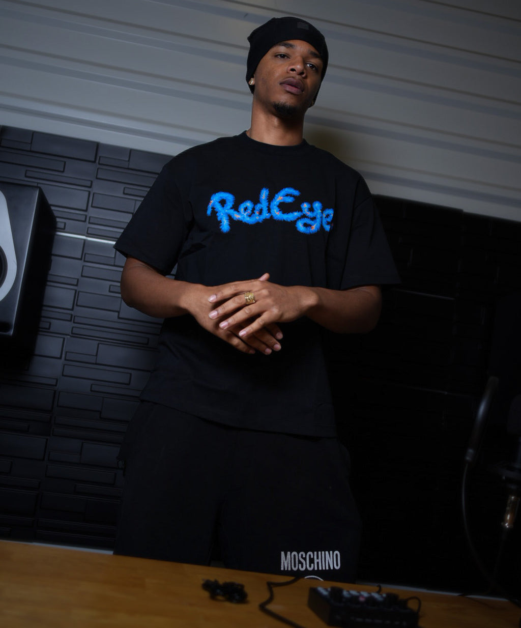 Fuzzy Glow Tee (Blue)